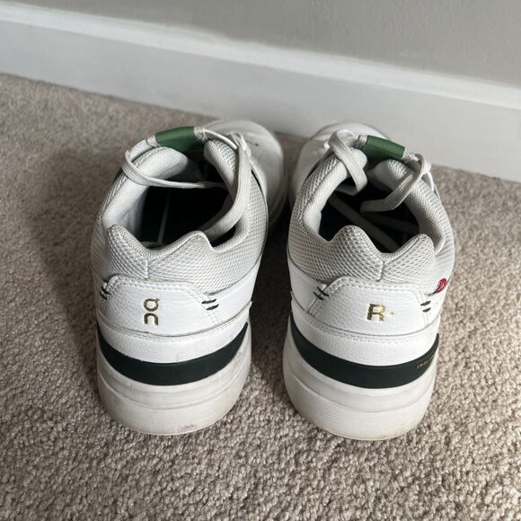 On Cloud Roger Centre Court Tennis Sneakers Mens 10 White Leather Sports Outdoor - Picture 4 of 6